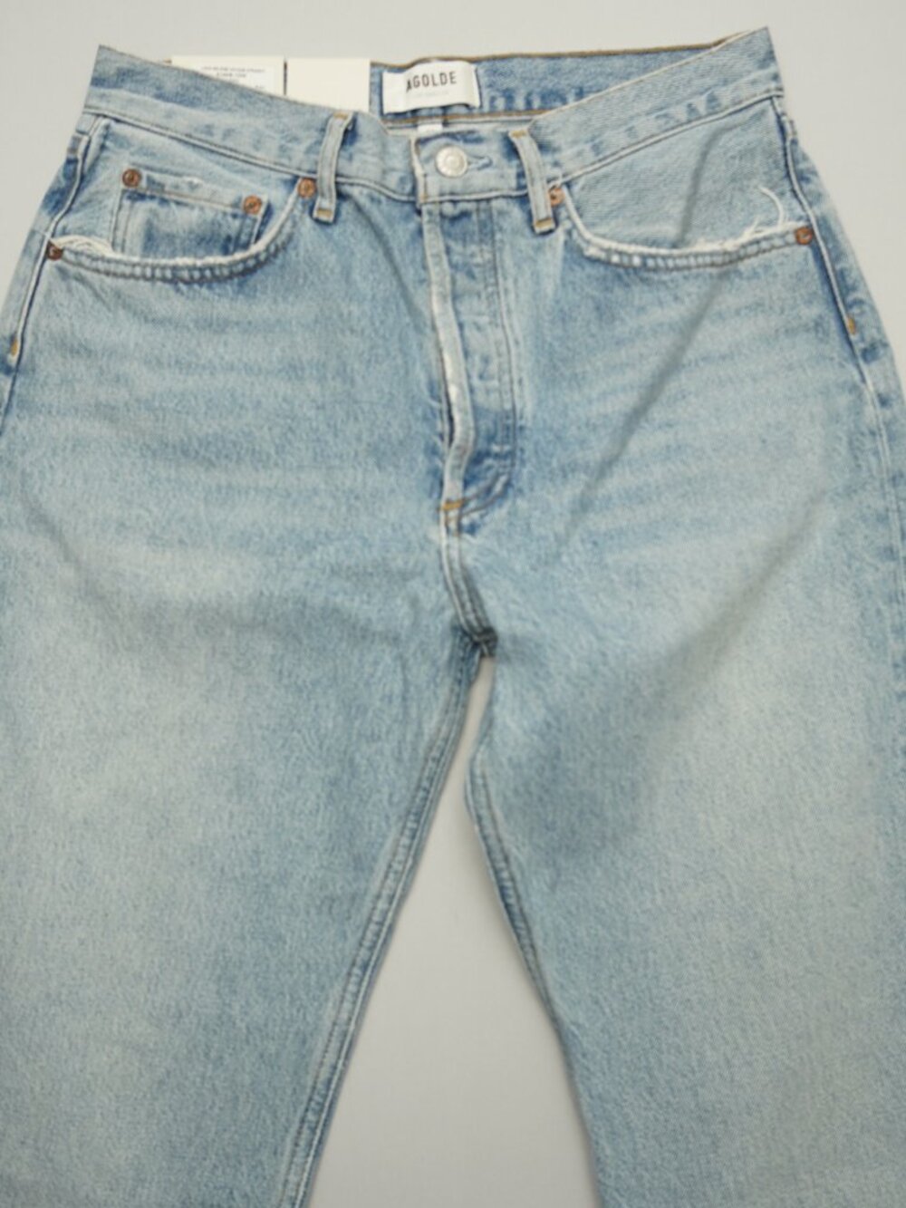 AGOLDE Lana Mid Rise Vintage Straight Jeans in Curio Size 27 NWT - Picture 5 of 13